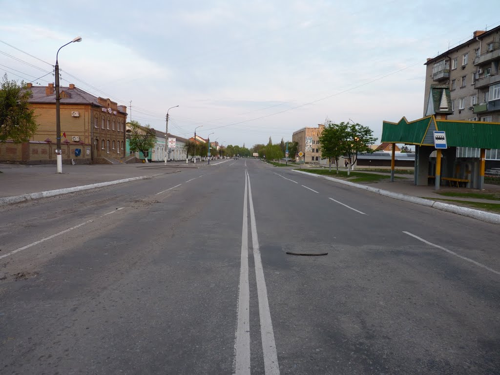 Одна из центральных улиц Путивля