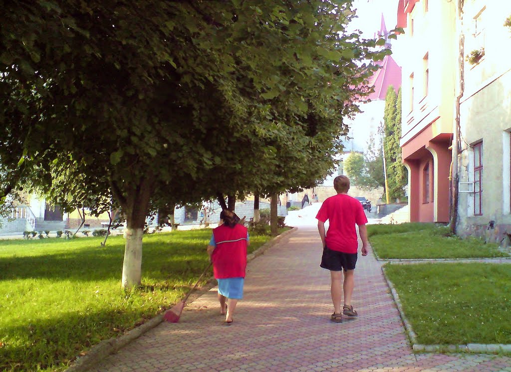 Berezhany , early morning chores ...