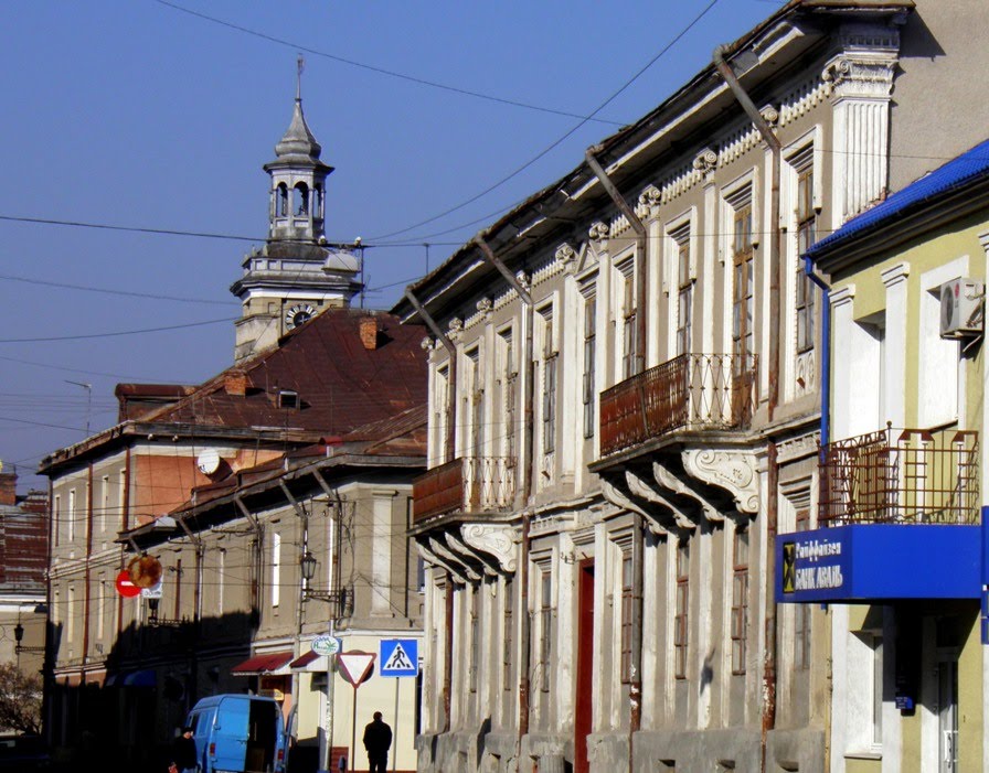 вул. Івана Франка в Бережанах