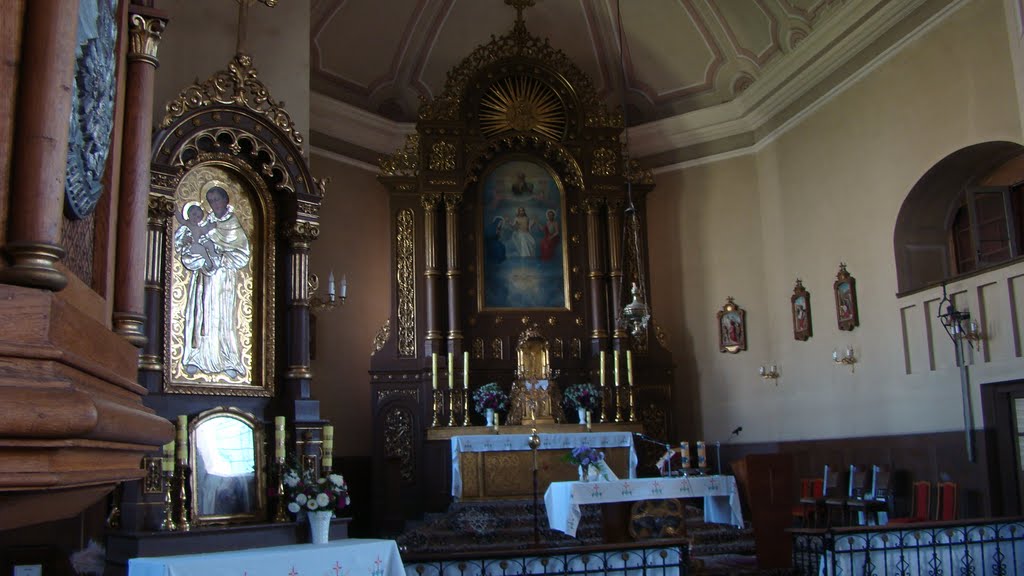 Borszczów - wnętrze kościoła