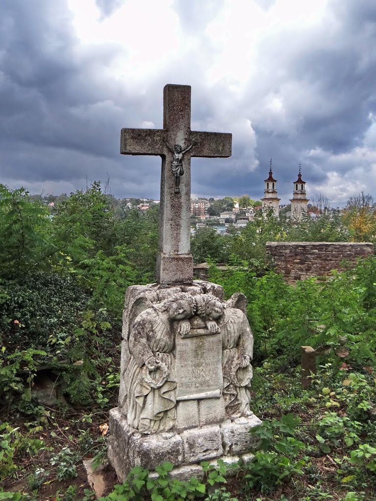 Бучач - цвинтар над містом, Buchach - cemetary