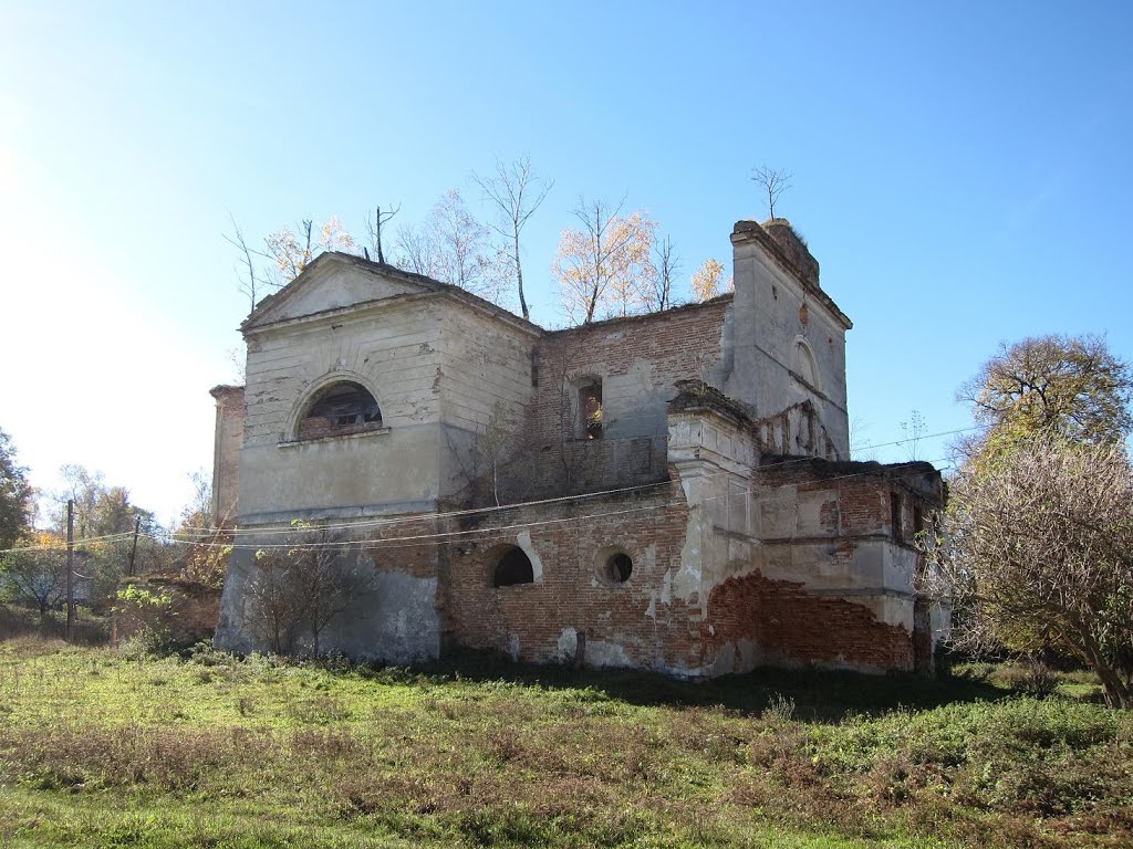 с. Вишнівець. Костел святого Станіслава. (1757 р.) / Vyshnivets village. Church of St. Stanislaus. (1757).