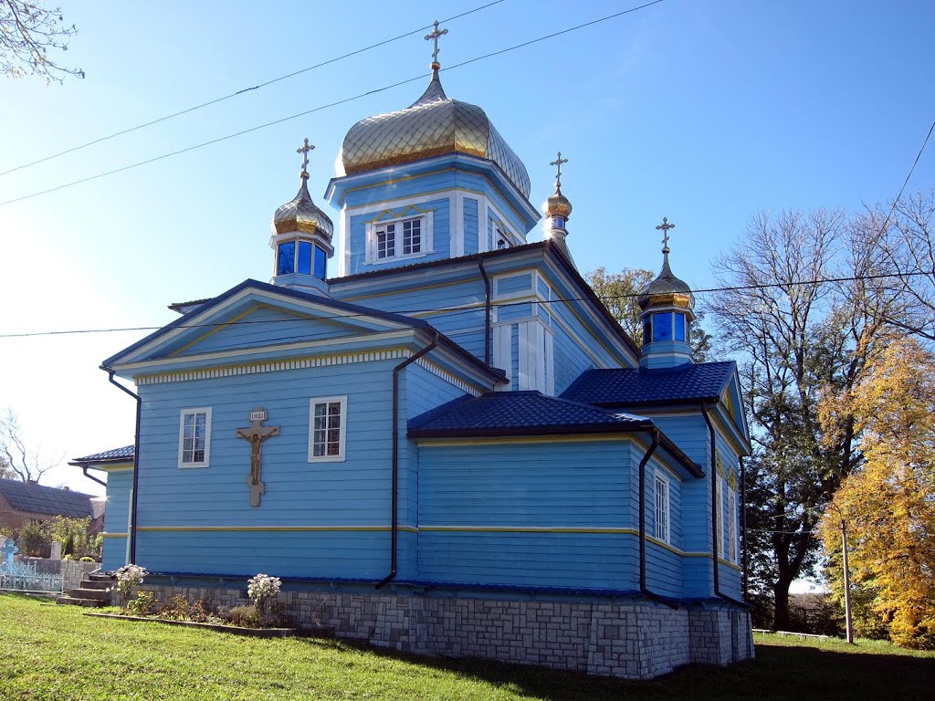 Вишнівець. Церква Архистратига Михаїла. (1726р.) / Vyshnivets. Church of Archangel Michael. (1726.).