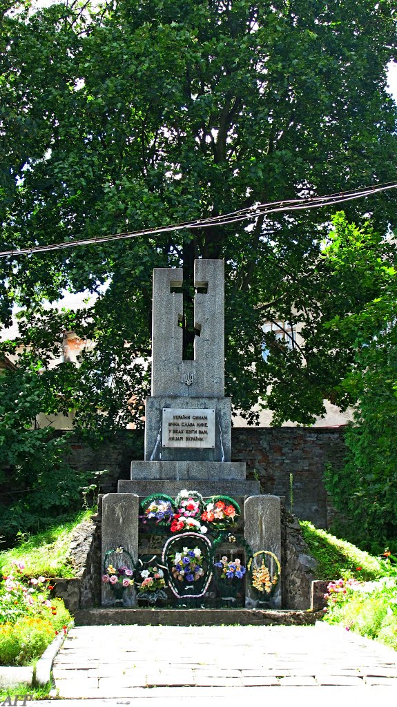 Украинским сыновьям Слава. В веках вам жить рыцари Украины.
