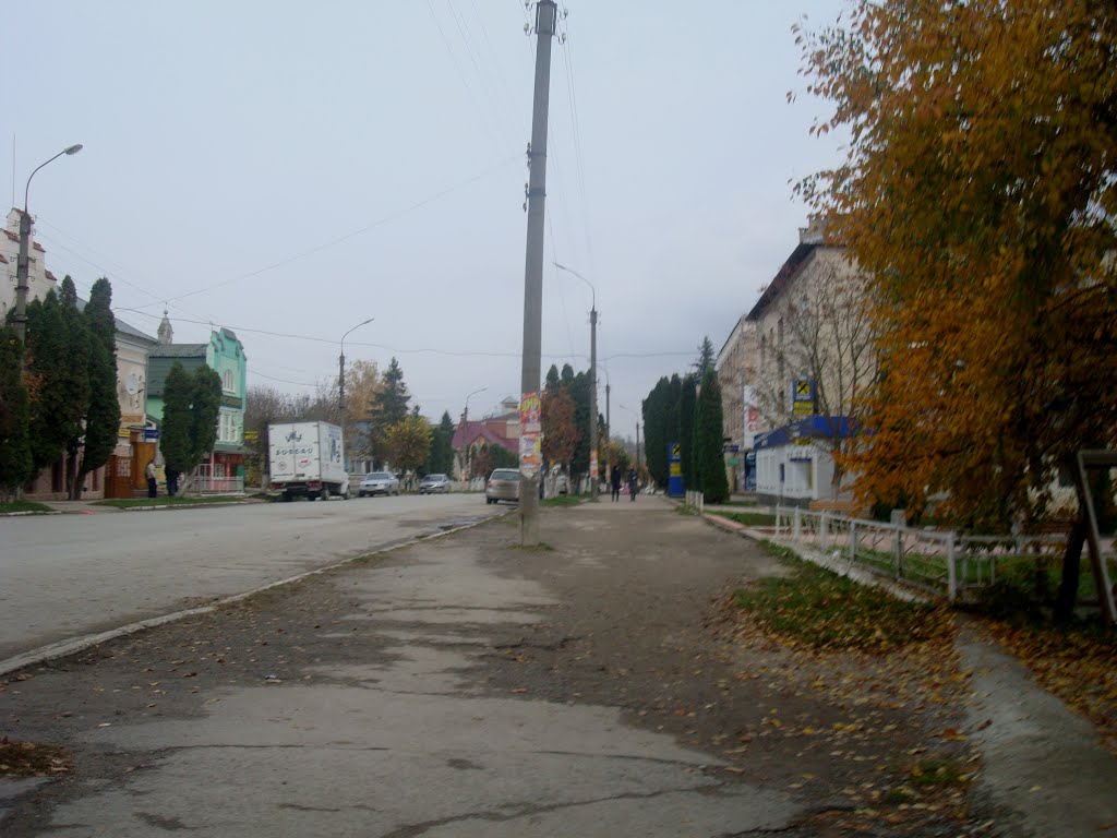 Гусятин. Центральная улица