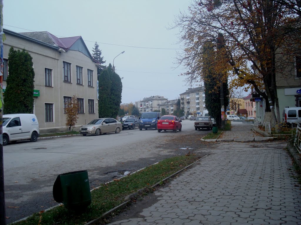 Гусятин. Центральная улица