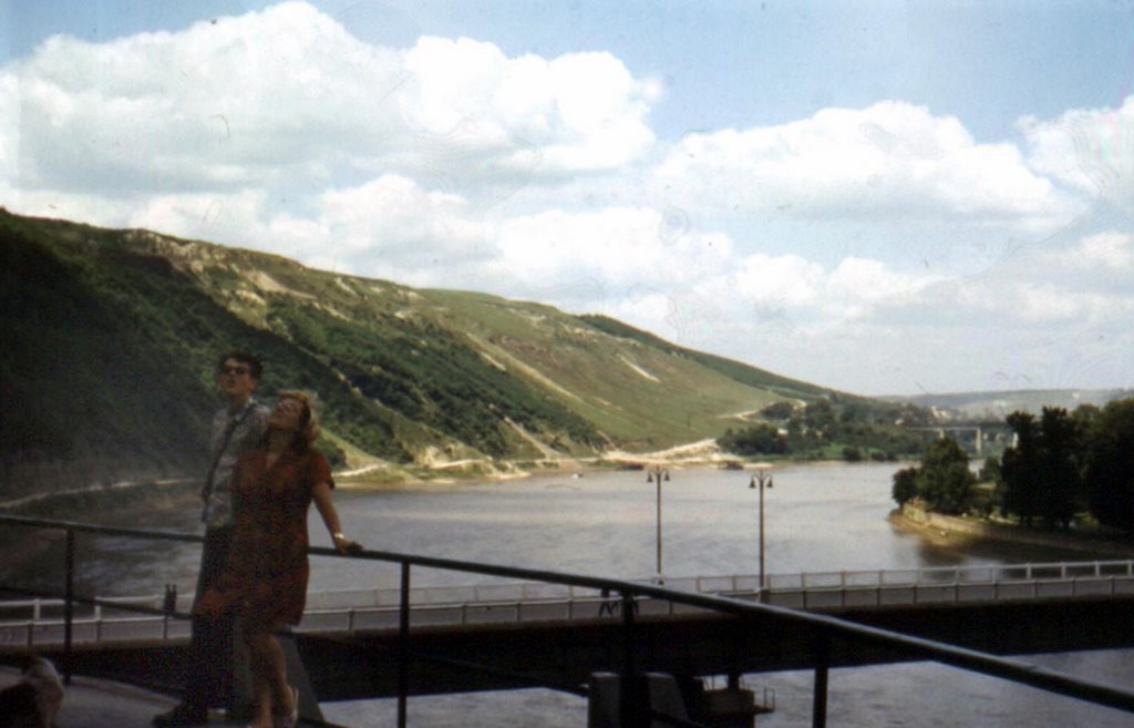 most w Zaleszczykach/Заліщики, міст через річку