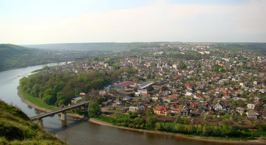 Панорама Заліщиків, panorama of Zalishchyky, панорама Залещиков, Zaleszczyki panorama