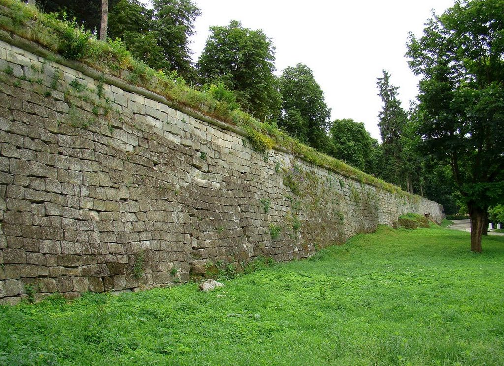 стіни Збаразької фортеці, walls of the fotess