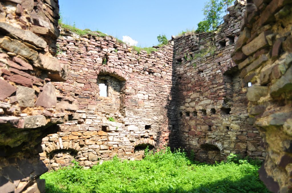 Ruined castle in Zolotyi Potik