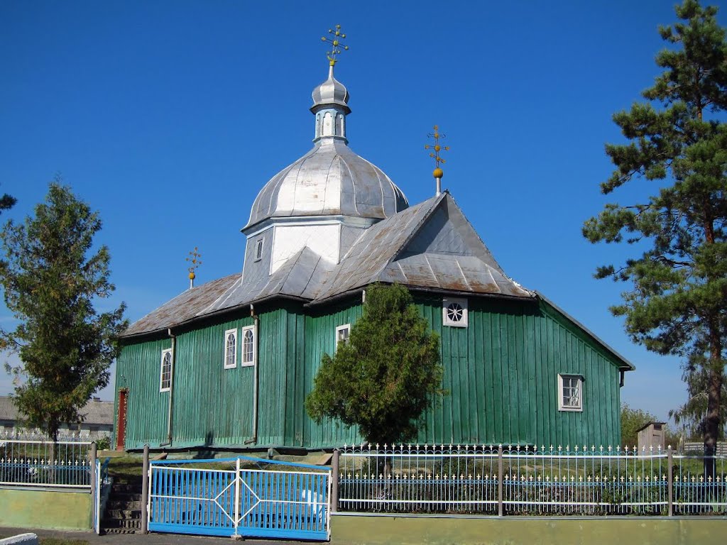 Деревяна церка Вознесення Господнього (XVII ст.) с. Плотича. Тернопільська обл.