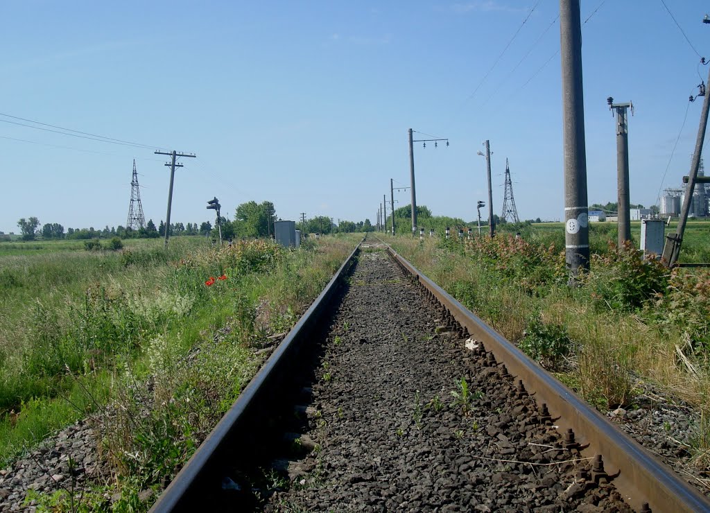 Железнодорожная линия Тернополь - Шепетовка. Перегон Юськовцы - Лановцы