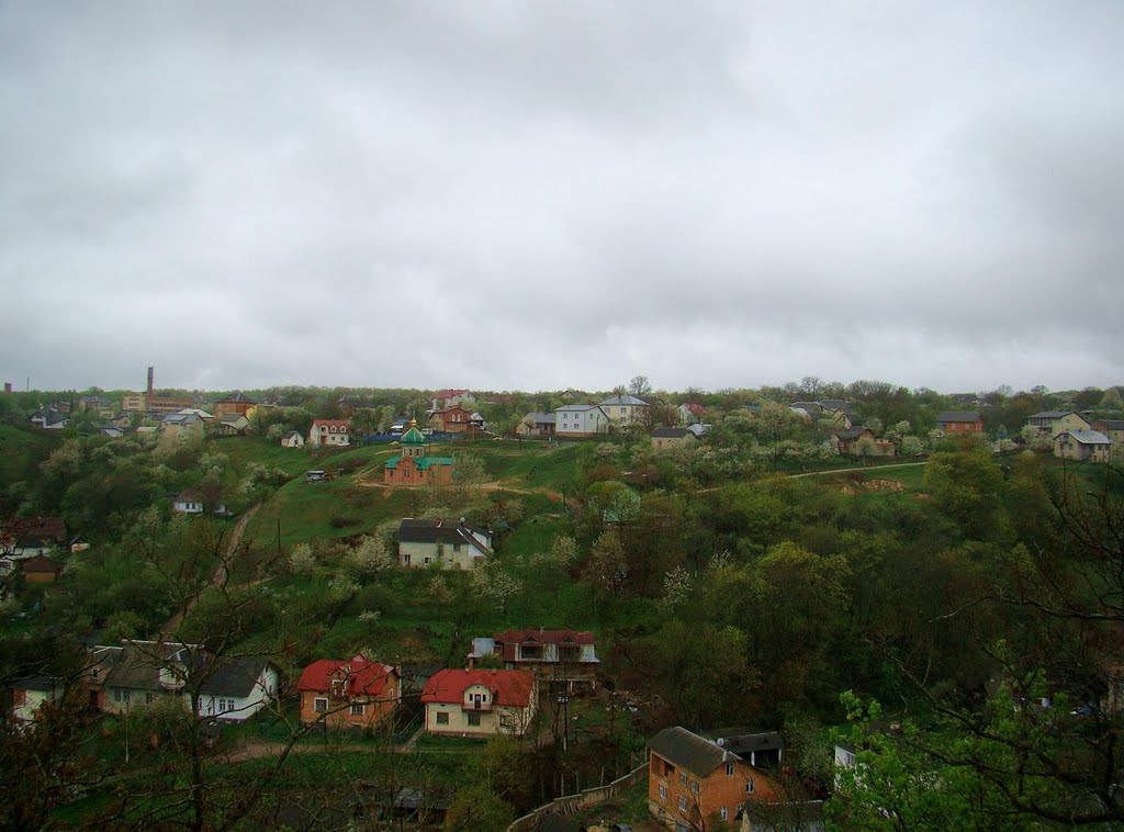 вид на захід Теребовлі, view on west of Terebovlya