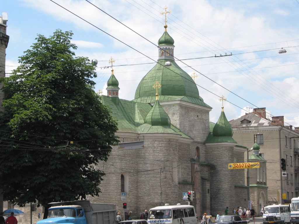 Ternopil. Church of the Nativity.  Тернополь - церковь Рождества Христова