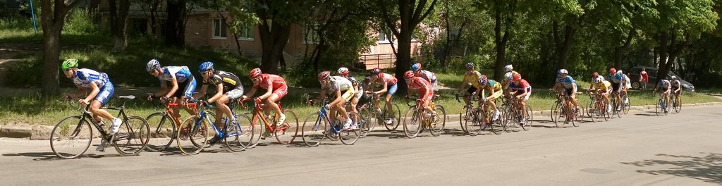 Bike race in Ternopil