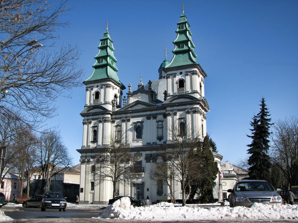 Cathedral church in the Ternopil (Церква непорочного зачаття Святої Марії)