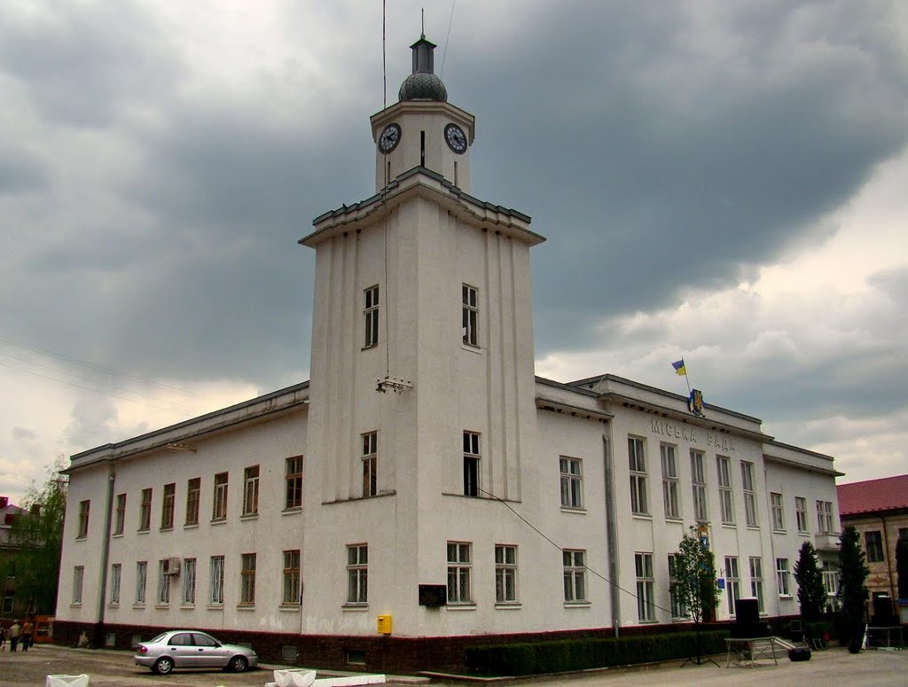 Чортків - нова ратуша, Chortkiv  - new town hall, Чортков - новая ратуша, 1926-1930