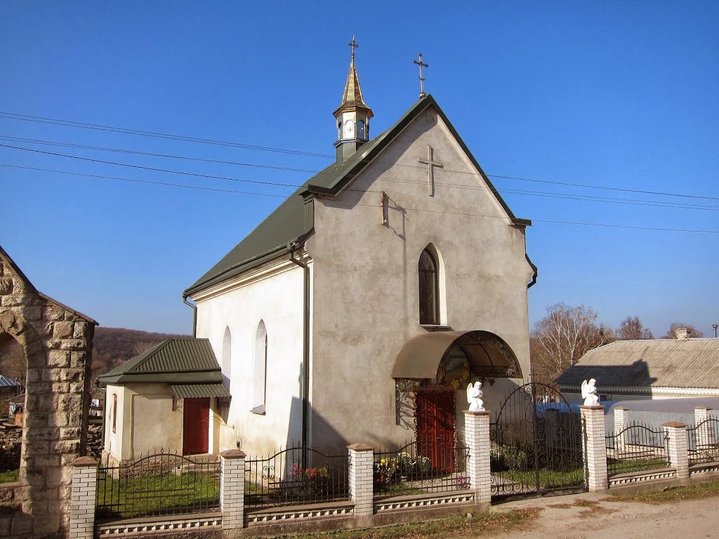 с. Сущин. Костел. (до 1919р.)/Suschyn village. Church.(1919р.)