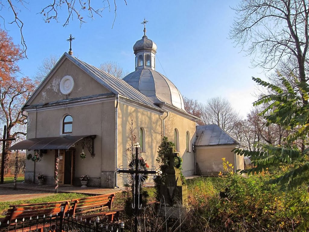 с. Прошова. Церква Успіння Пресвятої Богородиці. (1700р.)/ Proshova village. Church.(1700)/(2013).
