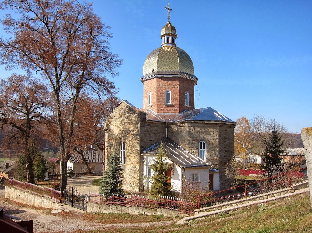 с. Кровинка. Церква Пресвятої Богородиці. (1924р.)/Krovinka village. Church.(1924).