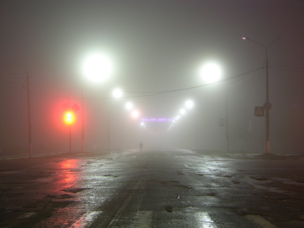 Туман, центр 22.12.2010