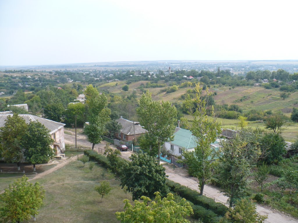 вул. Механізаторів з даху ліцея