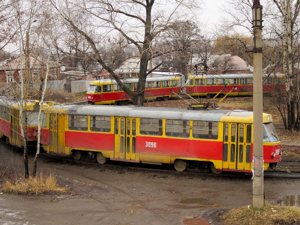 3th on the trams circle Novozhanovo - 3-й на кругу зупинка "Новожаново"
