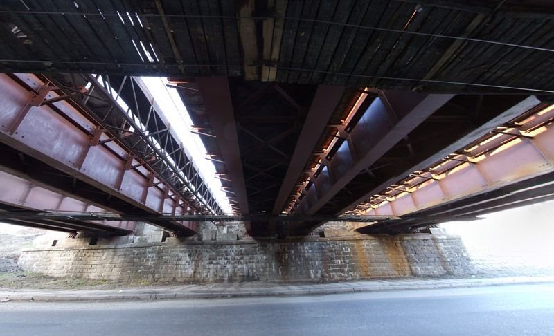Under bridge. Dec 2005
