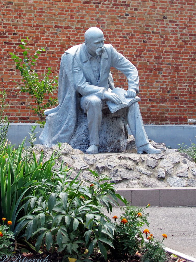 Памятник Т.Г.Шевченко в пгт Великий Бурлук
