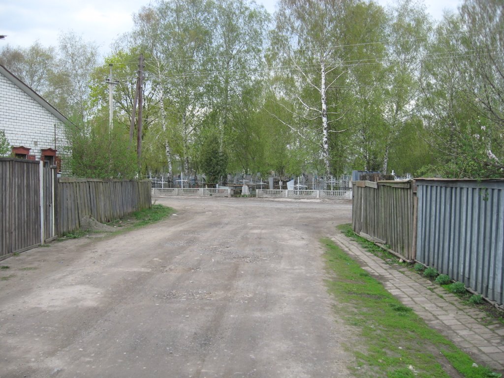 перекресток ул.Семафорная и ул.Советская возле кладбища, г.Дергачи