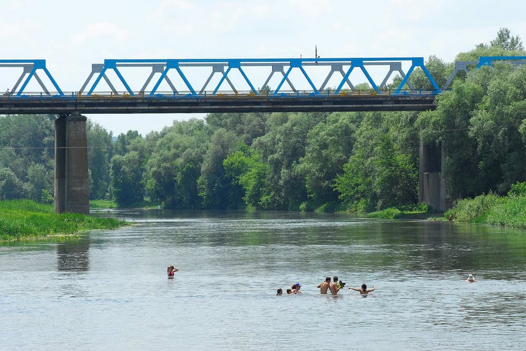 Мост через реку Северский Донец