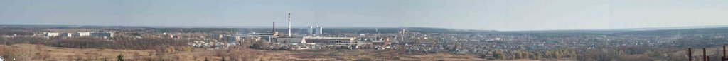Купянськ, панорама за Осколом