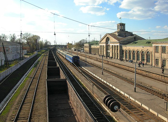 Central railway-station in Lozovaya, Ukraine