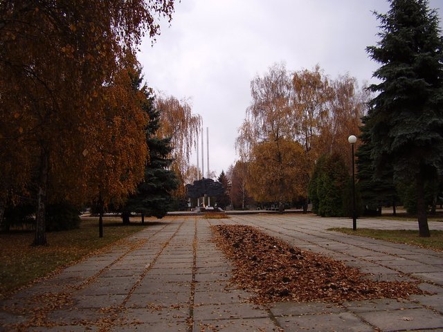 Monument to the Soviet soldiers on Avenue of Glory
