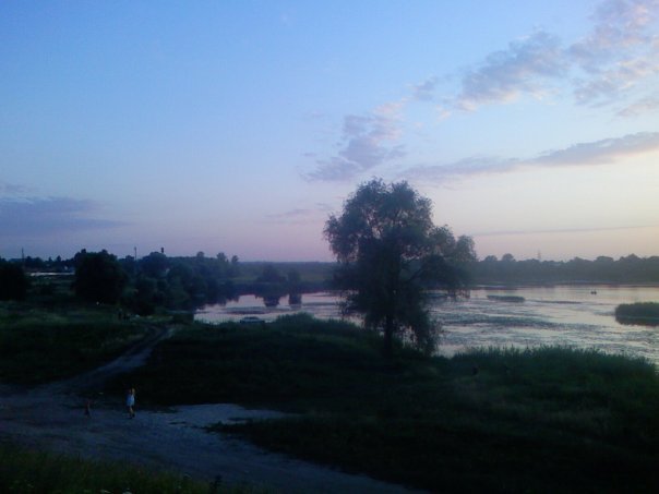 Река Уды. Вечер.