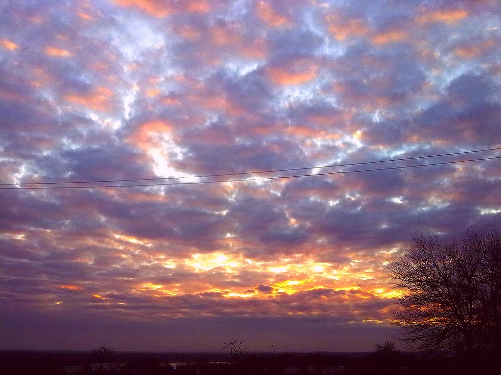 sunset in Ivanovka