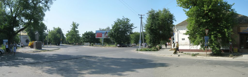 Панорама перекрестка