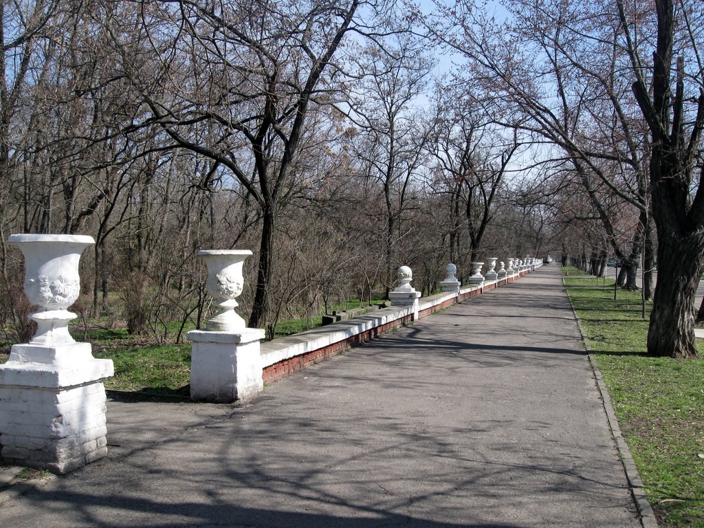 Архитектура 50-х. Ограда парка.