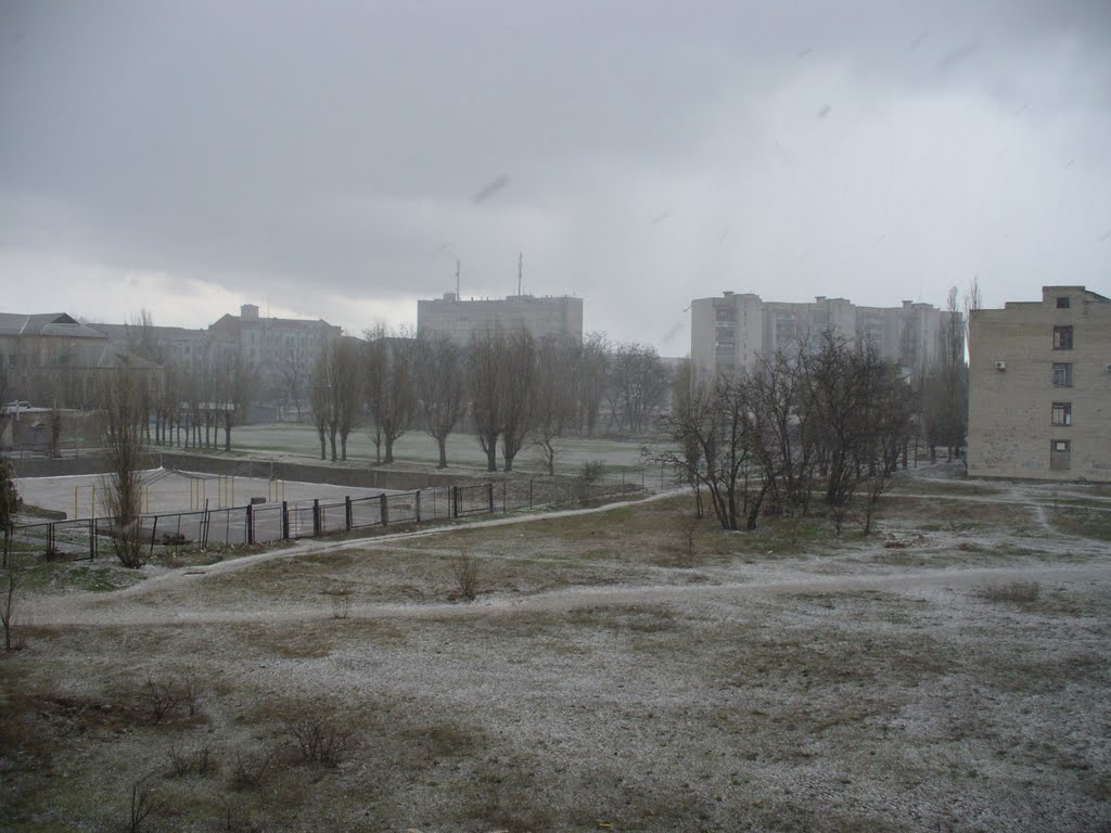 Накрыло градом