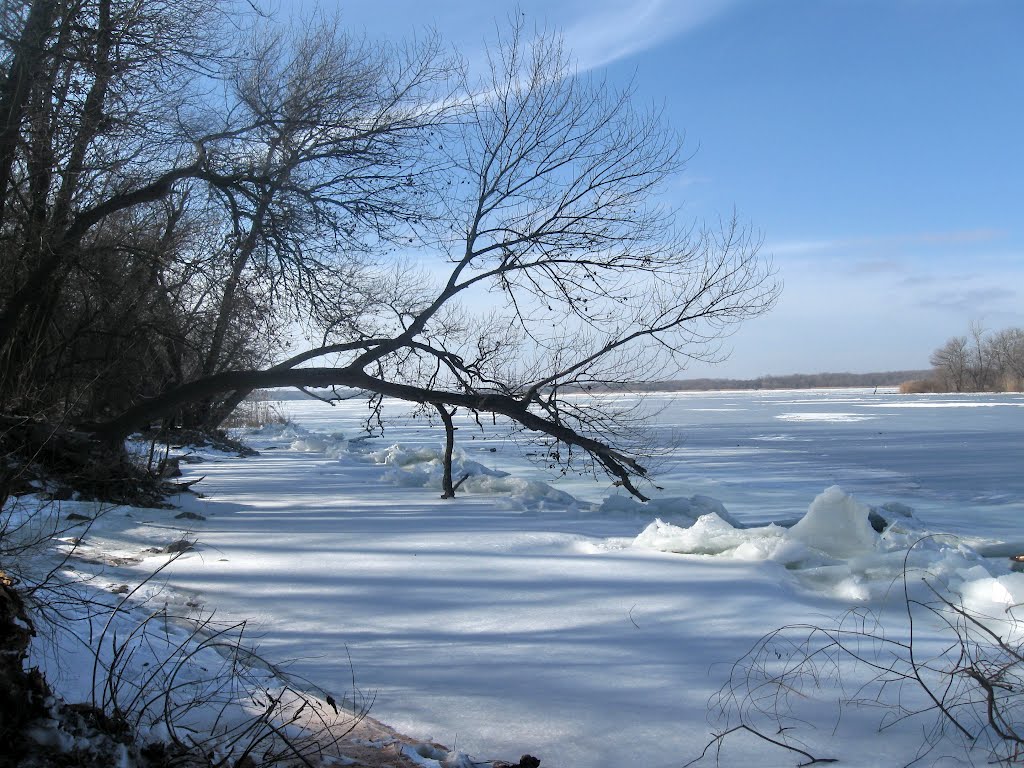 Днепр во льдах