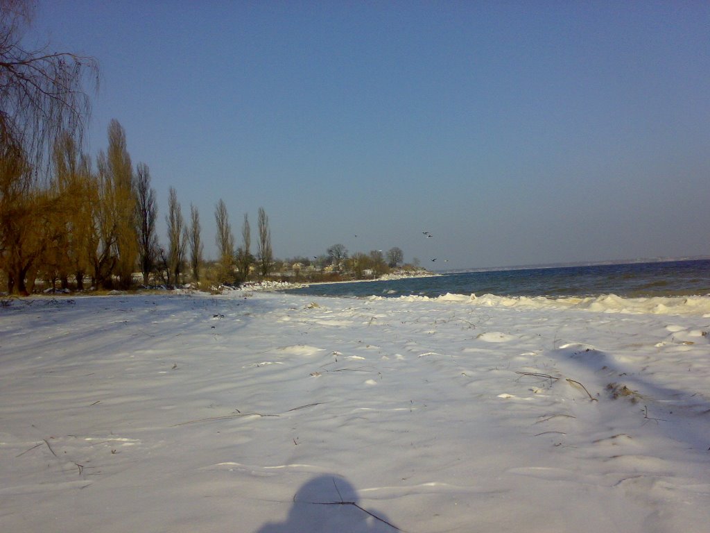 Зимний пляж