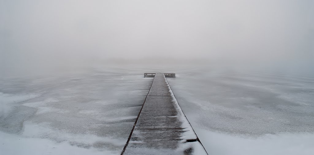 Bridge in winter