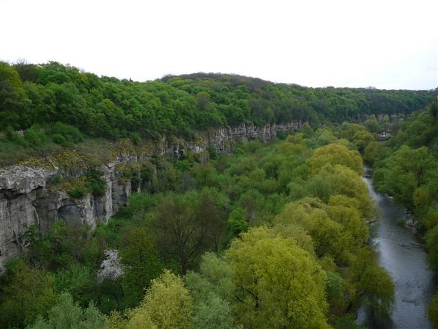 Smotrycz River Canion, view to the S/ widok na południe