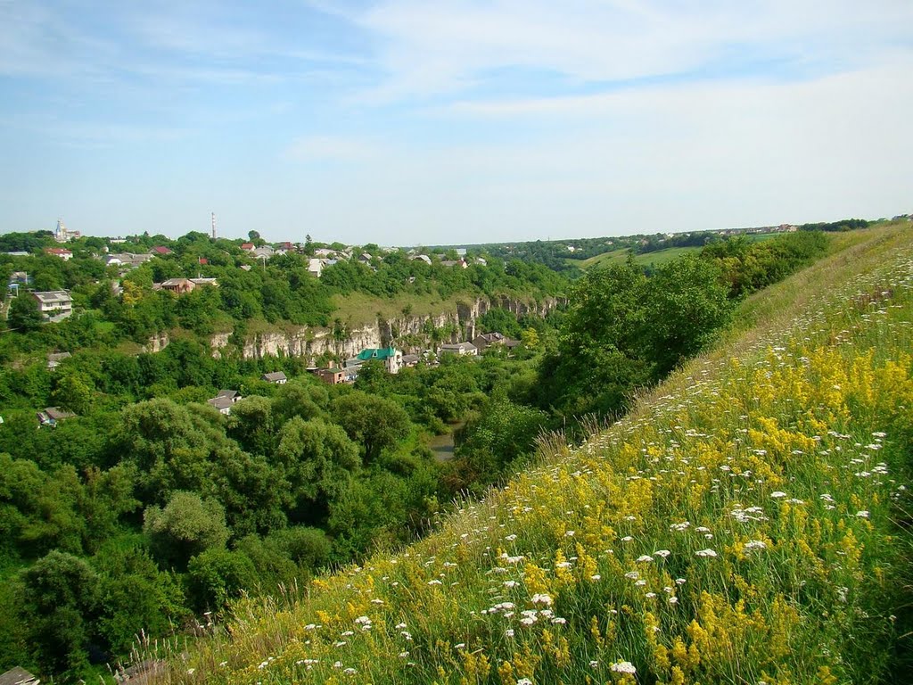 Каньйон на півдні Камянеця-Подільського, The canyon at river Smotrych.