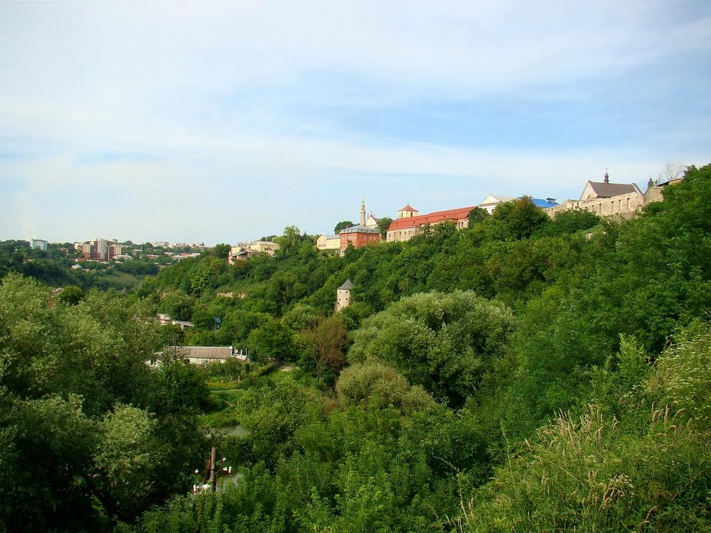 Західна частина старого Камянеця-Подільського, west of Kamyanets-Podilskyi, Каменец-Подольский, Kamieniec Podolski, Kamjanez-Podilskyj
