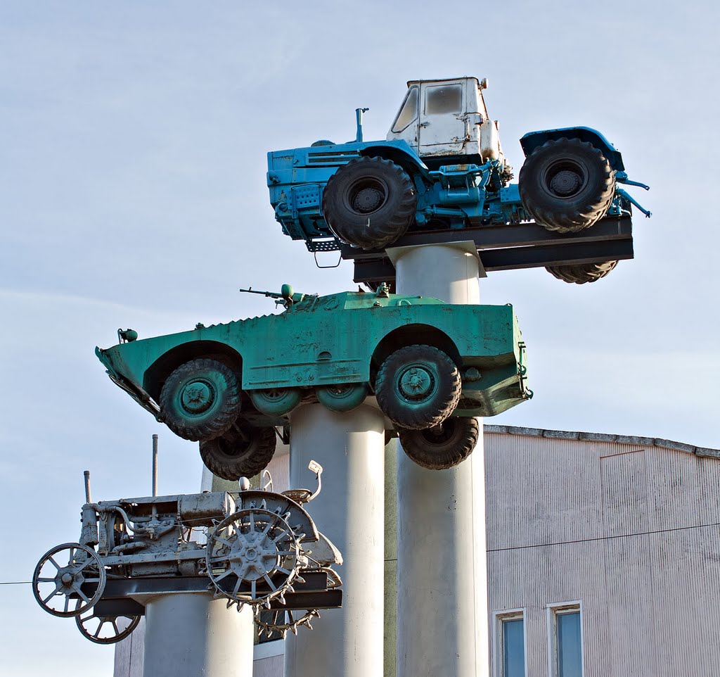 Sculpture near the historical museum