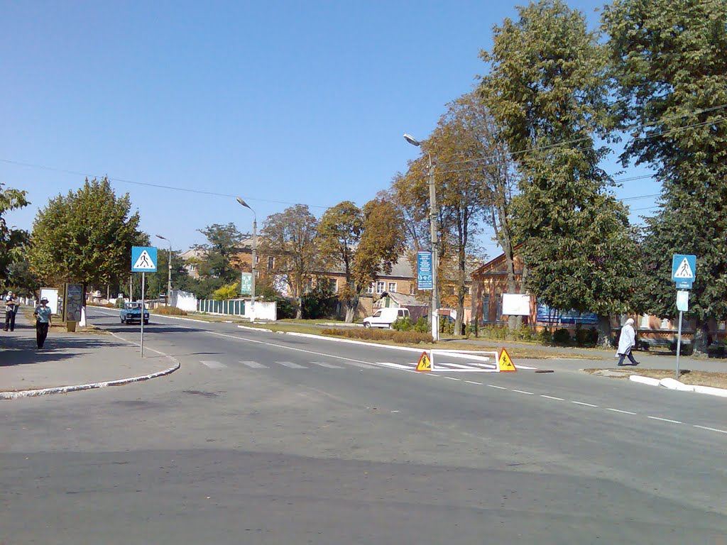 Перекрёсток улиц Мира и Эссенской.