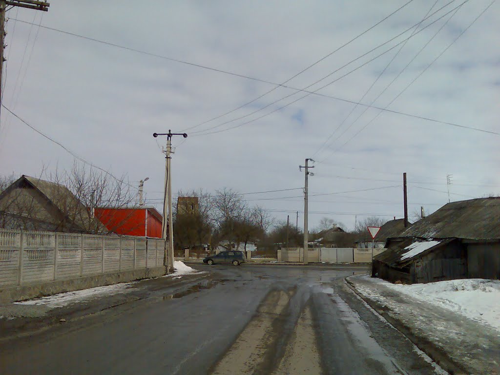 Выезд на ул. 1 Мая (Хмел. трасса).