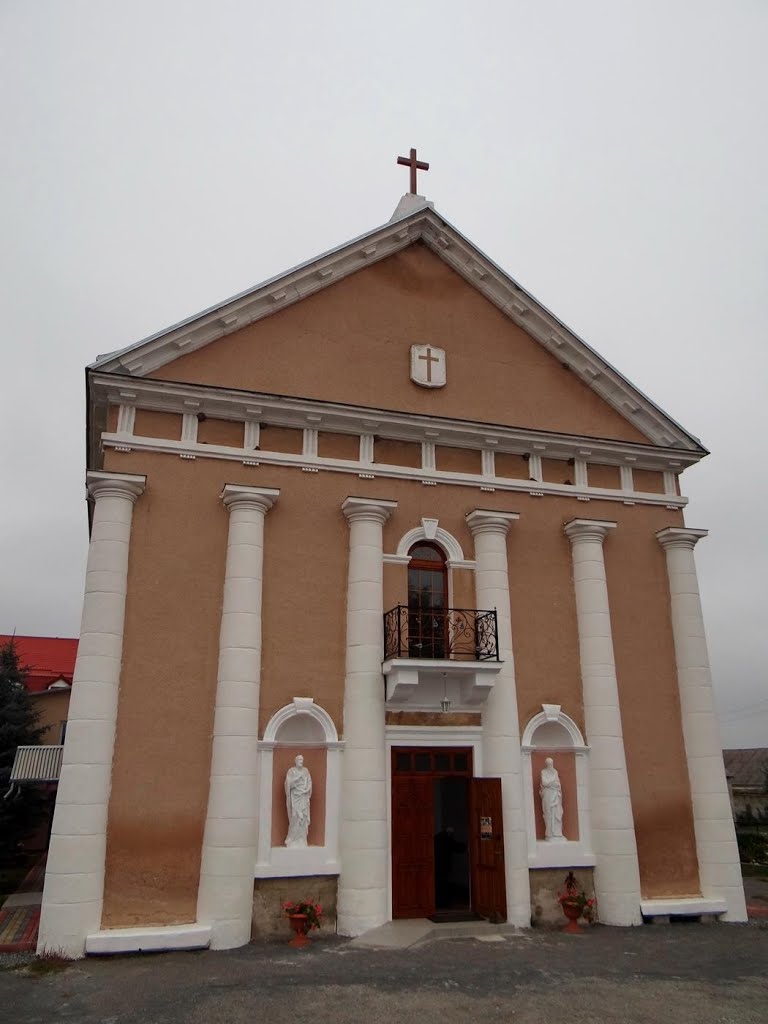 Ярмолинці - костел Петра і Павла,  church of the St. Peter and Paul, 1606  1862