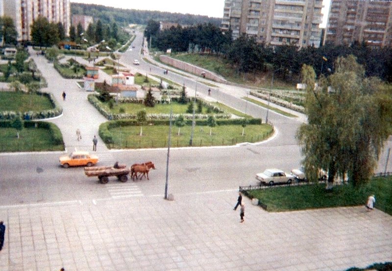 UKRAINE - Ville de Netechine construite pour la centrale électronucléaire de Khmelnitsky